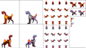 do pixel game pokemon fakemon trainer sprite sheet character animation rpgmaker