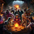 draw your dnd group party illustration