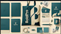 create modern logo, complete branding package and brand book