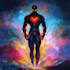 design premium superhero caricature character