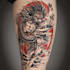 create tattoo japanese old school design