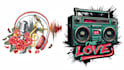 make unique podcast radio music logo