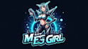 make unique mecha girl logo with a fresh concept