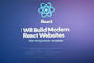 develop a modern responsive website using react