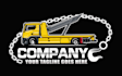 design creative towing logo with satisfaction guaranteed