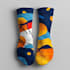 create digital pattern socks design