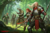 desing your dnd group party illustration