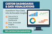 build an interactive dashboard using power bi or google looker studio