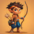 draw 2d game character for game art
