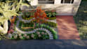 do landscape design of front, backyard, pool, patio, and terrace