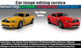 do car photo editing and automotive image background remove