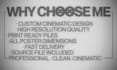 create custom movie, TV series, and cinematic posters