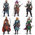 design a game character art in unique character style