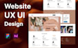 do landing page UI UX, figma website design, home page ui ux, uiux