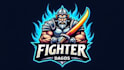 do creative warrior fighter mascot logo design without any copyright concept