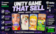 develop professional unity 2d and 3d games for android ios and PC