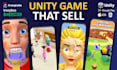 develop professional unity 2d and 3d games for android ios and PC