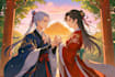 make a anime couple character art anime style