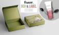 design premium product packaging box and labels