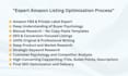 write SEO optimized amazon product listing content