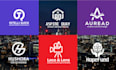 do modern minimalist custom luxury logo design and redesign