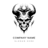 design beautiful demon logo
