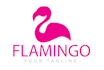 design professional flamingo logo