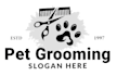 design awesome grooming logo