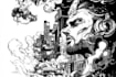draw black and white illustrations
