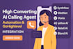 ai automated calling agent on synthflow vapi  bland retell integrate gohighlevel