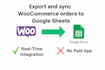integrate woocommerce, shopify, and etsy data into google sheets