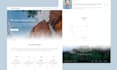 create a custom HTML and CSS landing page with a responsive design