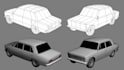 3d car model vehicle car model 3d rendering car animation military truck model