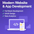 design and develop full stack web app with modern UI UX and data analytics