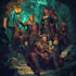 create dnd party art illustration