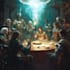 create dnd party art illustration