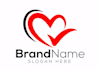 design good looking heart logo