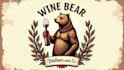 design amazing bear with wine logo within two days