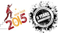 do amazing hand drawn event anniversary logo design