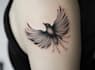 create small, minimalistic, ornamental fine line tattoo