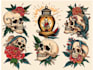 create a old school tattoo design