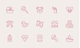 do modern icon design, custom icons, vector website icon set