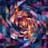 create abstract geometric digital art