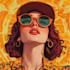 draw a retro pop art roy lichtenstein style