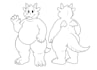 make a fursona reference for christmas base on your detail