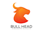 make high quality cow bull head logo