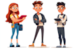 create cartoon character or avatar in vectors