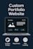 create a stunning  portfolio website in react for developers and freelancers