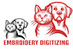 embroidery digitizing into dst pes vp3 jef exp