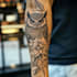 design a cute tattoo in dotwork